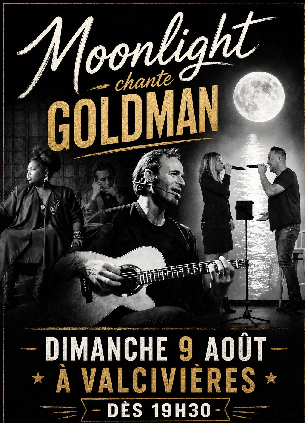 Affiche du concert de Moonlight Duo, dimanche soir
